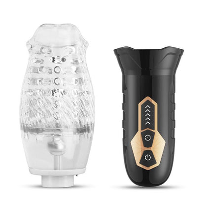 ORKAN Vibration Rotation 2 IN 1 Oralsex Masturbator - Seekheart