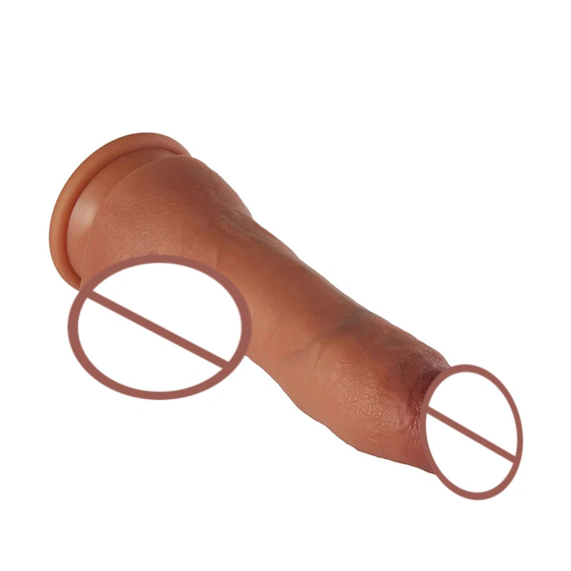 Realistische dildo met mollige testikels 3.5 CM